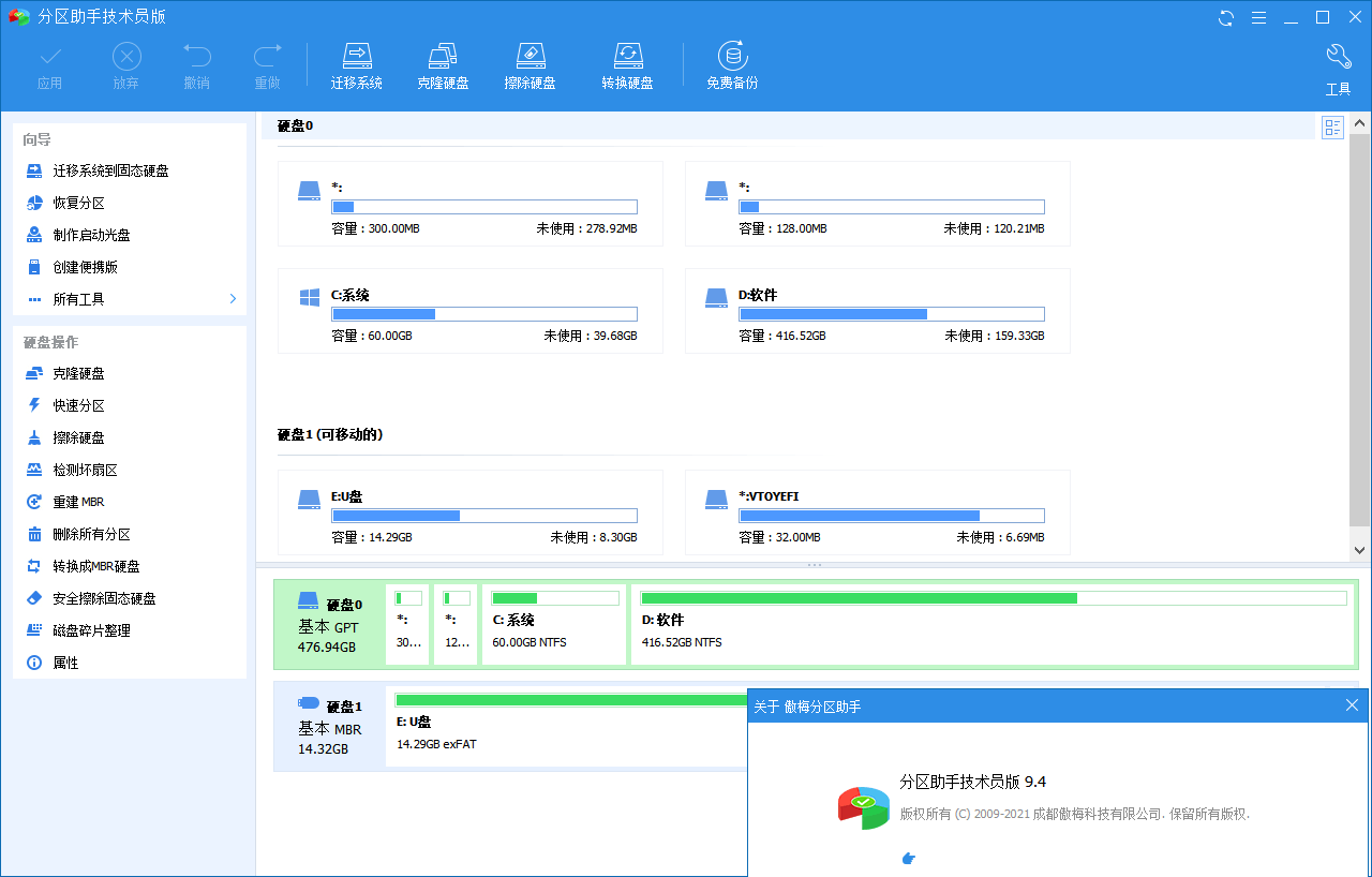 分区助手技术员v10.12.1特别版 分区助手技术员v10.12.1特别版