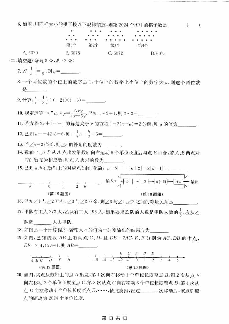 六年级上数学期末质量检测卷《沪教版》-资源共享