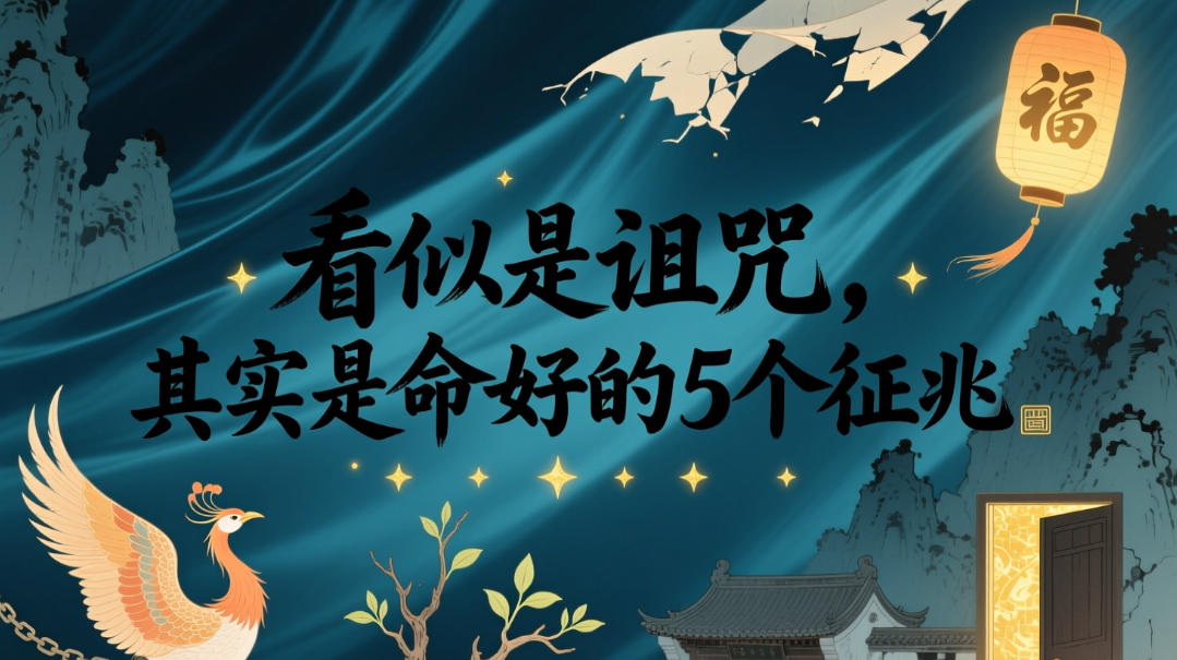 付费文章：看似是诅咒，其实是命好的5个征兆-资源共享