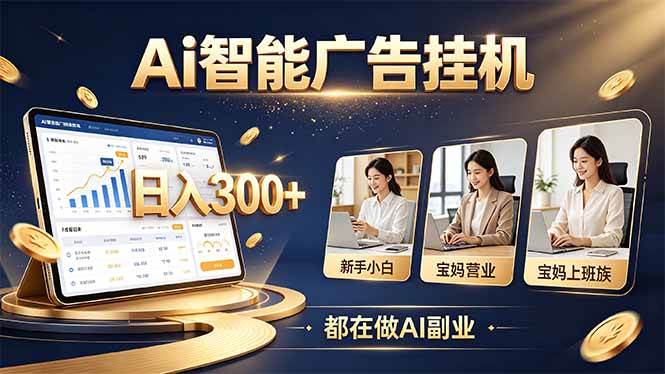 （20679期）普通人的 AI 副业机会，新手小白也能起步-资源共享