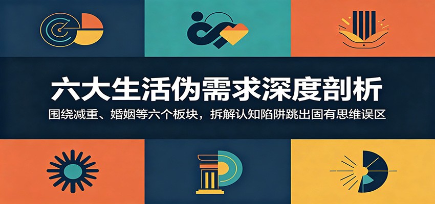 六大生活伪需求深度剖析:围绕减重、婚姻等六个板块,拆解认知陷阱跳出固有思维误区-资源共享