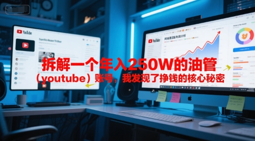 付费文章：拆解一个年入250W的油管（youtube）账号，我发现了挣钱的核心秘密-资源共享