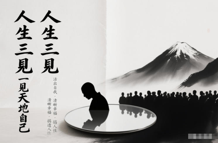 人生三见一见天地见众生见自己，活出自我拥有清晰幸福人生，搞透人性-资源共享