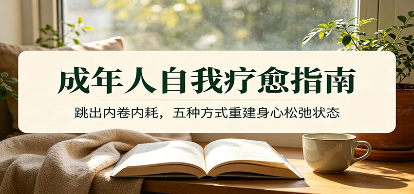 成年人自我疗愈指南:跳出内卷内耗,五种方式重建身心松弛状态-资源共享
