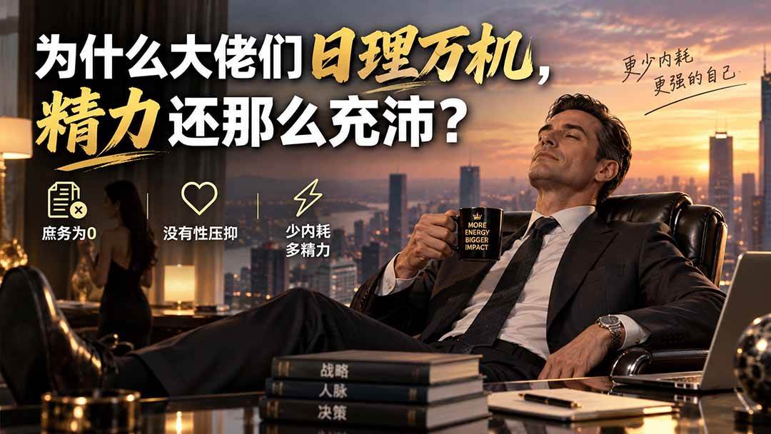 （20244期）付费文章：为什么大佬们日理万机，精力还那么充沛？-资源共享