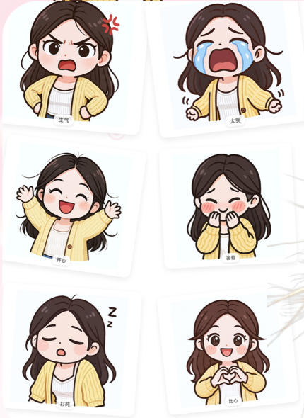 一张照片秒变多种表情包，三步就能拥有专属表情包库，零门槛玩转社交新玩法【文档】-资源共享