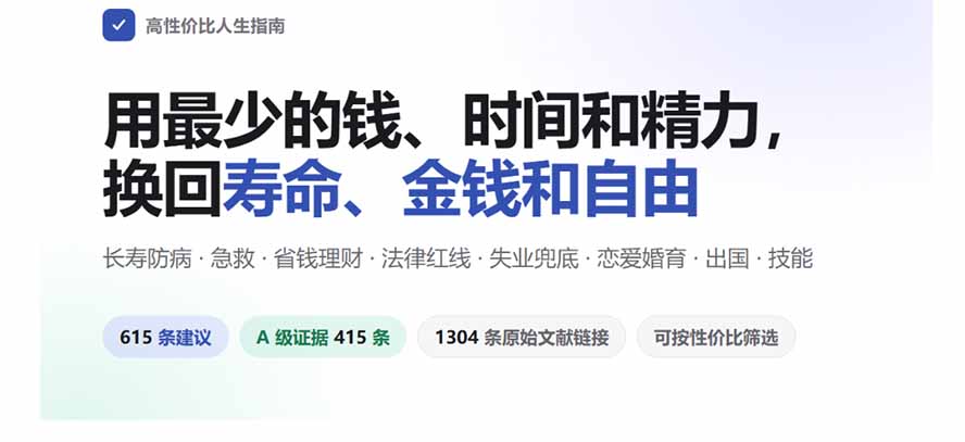 狠狠收藏这个 2 万 Star 的 GitHub 项目,堪称高性价比人生指南。 狠狠收藏这个 2 万 Star 的 GitHub 项目,堪称高性价比人生指南。