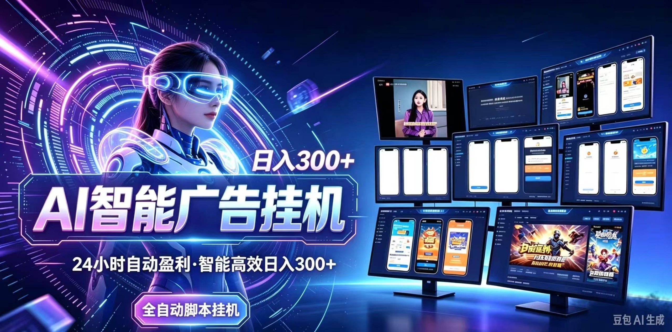 （21068期）24小时AI广告挂机｜在家就能做的被动副业-资源共享
