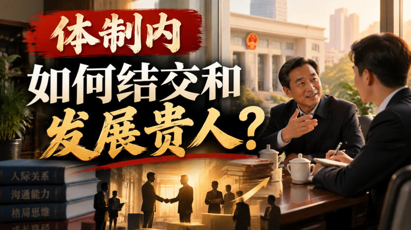 某公众号付费文章：体制内，如何结交和发展贵人?-资源共享
