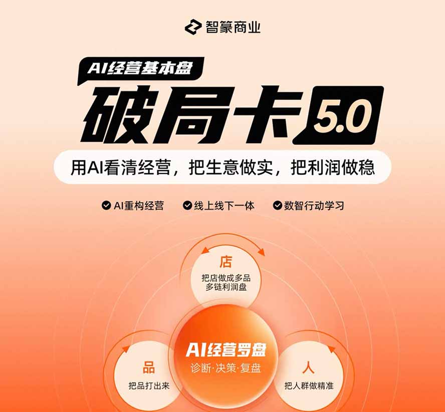 淘宝天猫2026破局卡5.0:AI重构经营+线上线下一体化,用数据看清生意并搭建稳定利润基本盘-资源共享