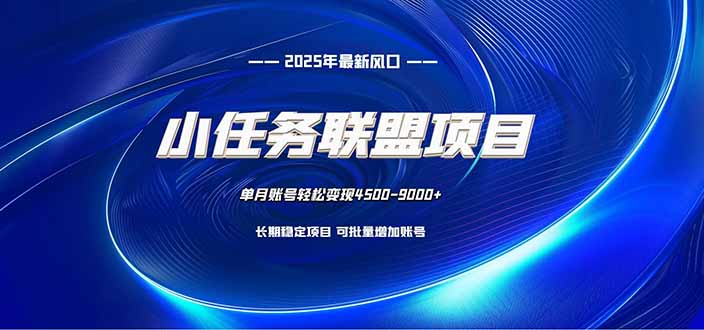 小任务联盟项目：一台电脑每天只需10分钟，轻松简单稳定-资源共享