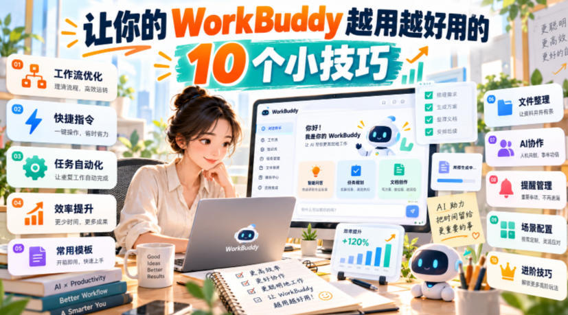 让你的 WorkBuddy 越用越好用的 10 个小技巧-资源共享