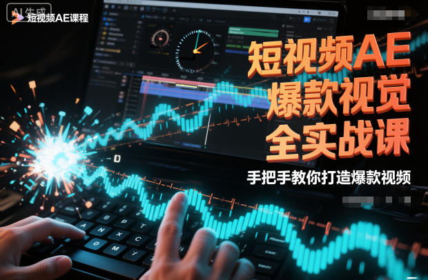 短视频AE爆款视觉全实战课，手把手教你打造爆款视频-资源共享