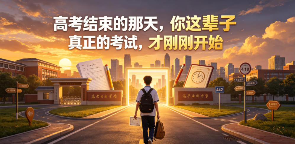 付费文章:高考结束的那天,你这辈子真正的考试,才刚刚开始-资源共享