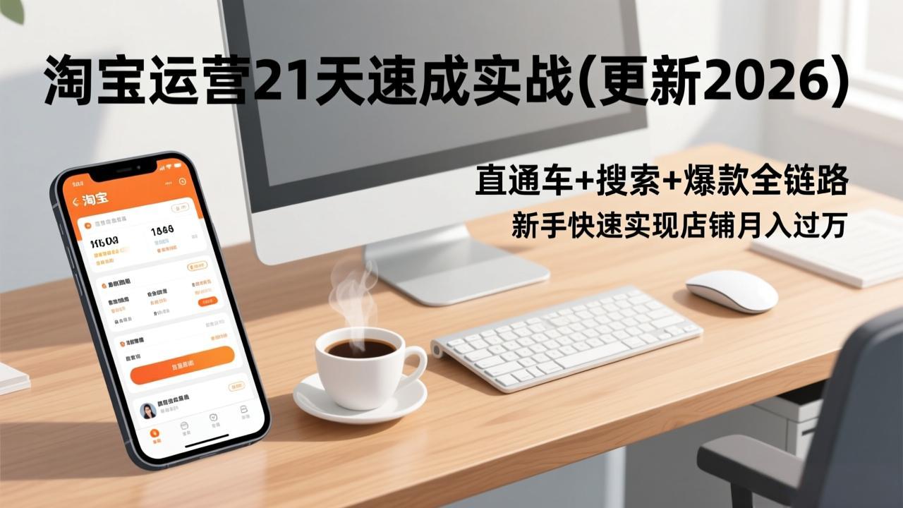 淘宝运营21天速成实战(更新2026-资源共享