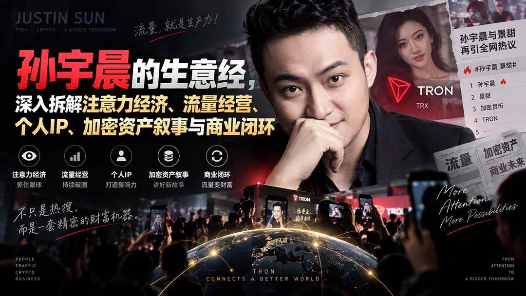 （20290期）某星球精华文章——孙宇晨的生意经，深入拆解注意力经济、流量经营、个人IP、加密资产叙事与商业闭环-资源共享