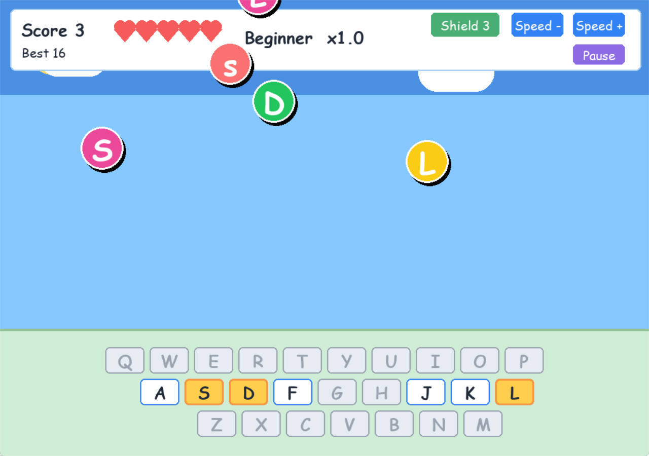 小孩键盘熟练字母大冒险V1.0-资源共享