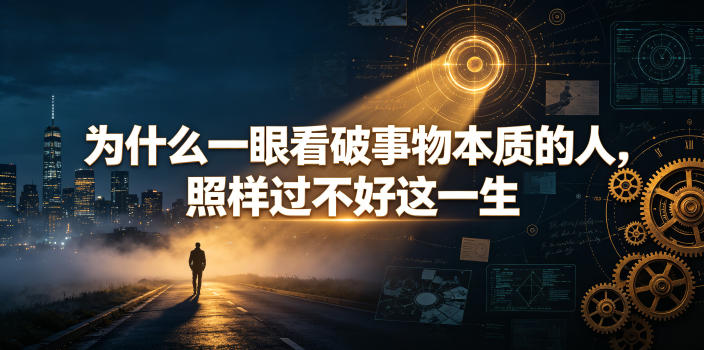 付费文章:为什么一眼看破事物本质的人,照样过不好这一生-资源共享