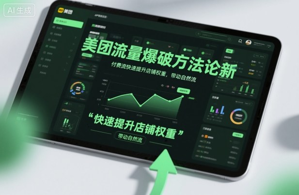 美团流量爆破方法论，付费流快速提升店铺权重，带动自然流-资源共享