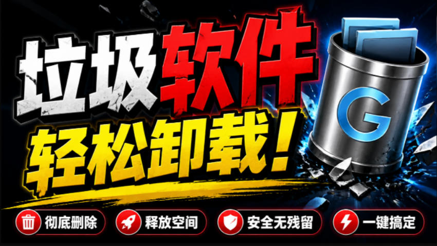 全网口碑超好!电脑软件卸载神器Geek,垃圾软件一键无残留卸载,支持清理注册表Geek Uninstaller