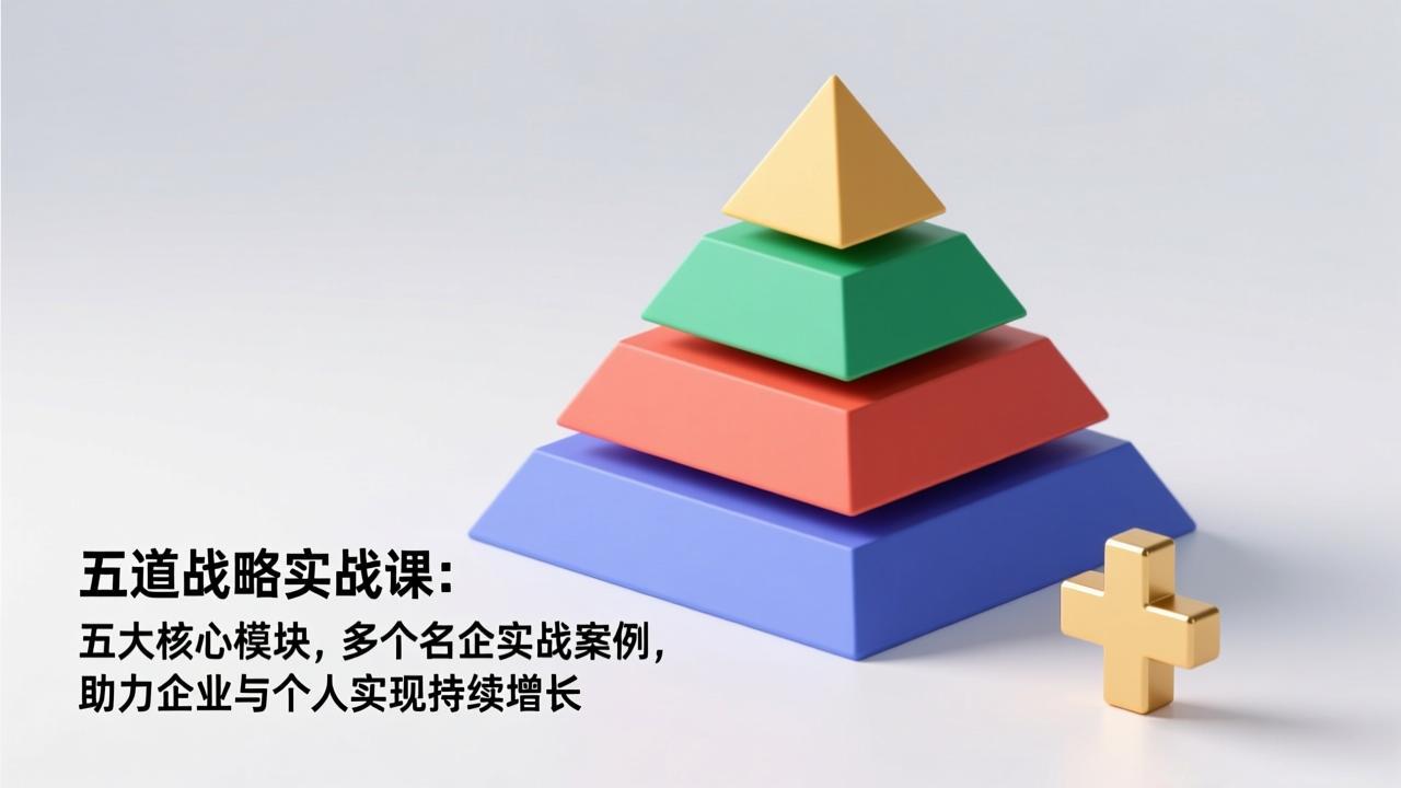 五道战略实战课：五大核心模块，多个名企实战案例，助力企业与个人实现持续增长-资源共享