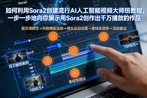 如何利用Sora2创建流行AI人工智能视频大师班，一步一步地向你展示用Sora2创作出千万播放的作品-资源共享