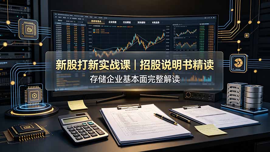 付费文章：新股打新实战课｜招股说明书精读，存储企业基本面完整解读-资源共享