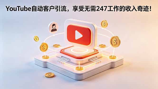 YouTube 自动客户引流,享受无需 247 工作的收入奇迹!【原创双语字幕】-资源共享