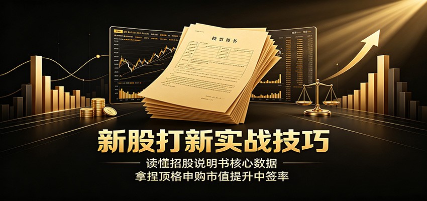 新股打新实战技巧:读懂招股说明书核心数据,拿捏顶格申购市值提升中签率-资源共享