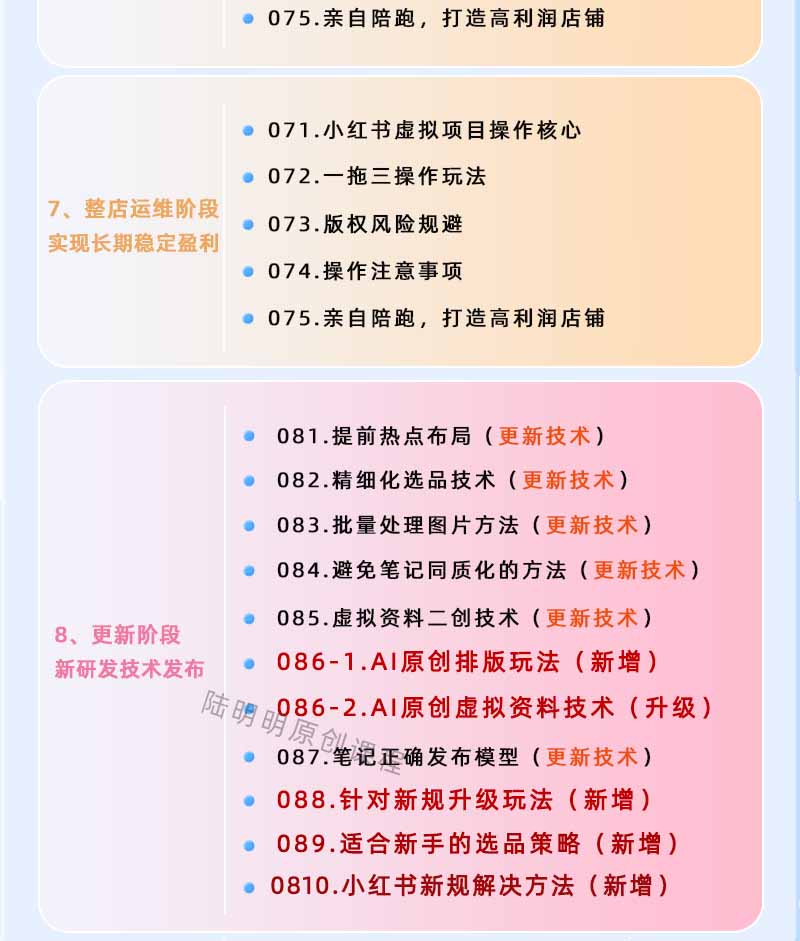 图片[4]-小红书虚拟项目特训班9.0，全面拥抱AI，批量产出原创PPT货源，单品/单店纯利润几万到几十W-资源共享
